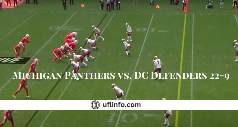 Michigan Panthers vs. DC Defenders 22-9